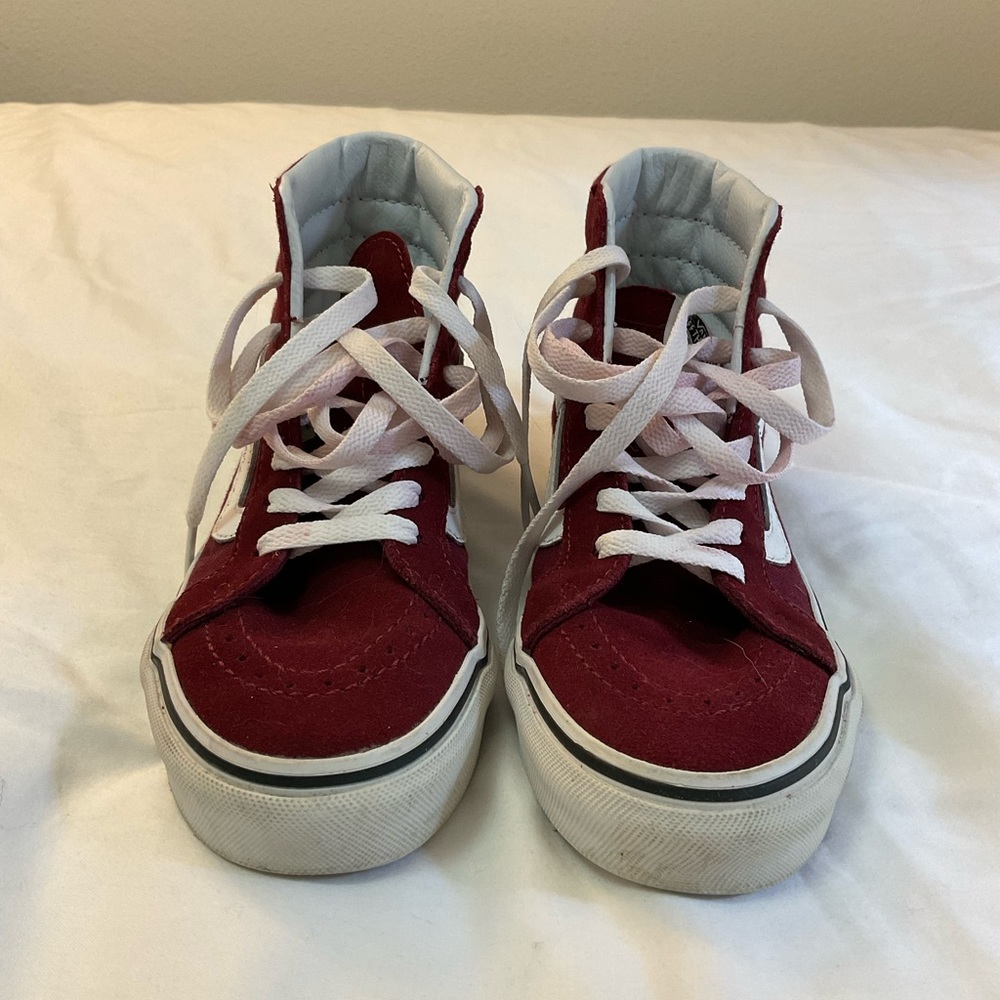 High top vans, size 5